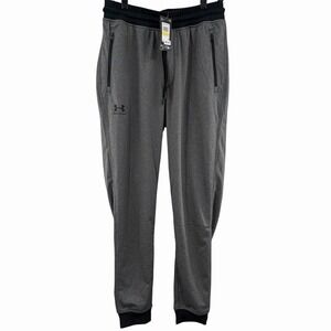Under Armour Men's Sportstyle Tricot Joggers Gray Size M Outdoor Stretch